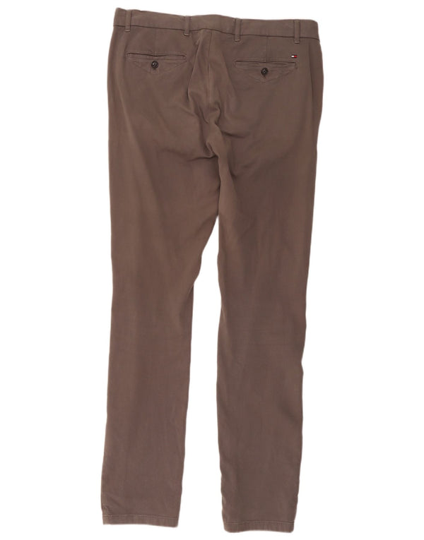 Tommy Hilfiger Mens Bleecker Slim Fit Chino Trousers W38 L34 Brown