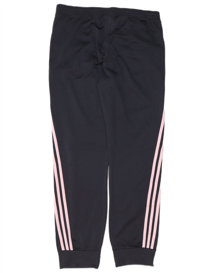 Pantaloni da tuta da donna ADIDAS Joggers UK 16 Large Blu Navy Poliestere