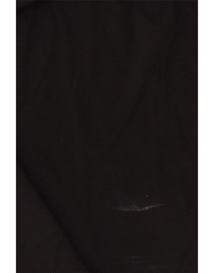 Polo da uomo Hugo Boss grande in cotone nero