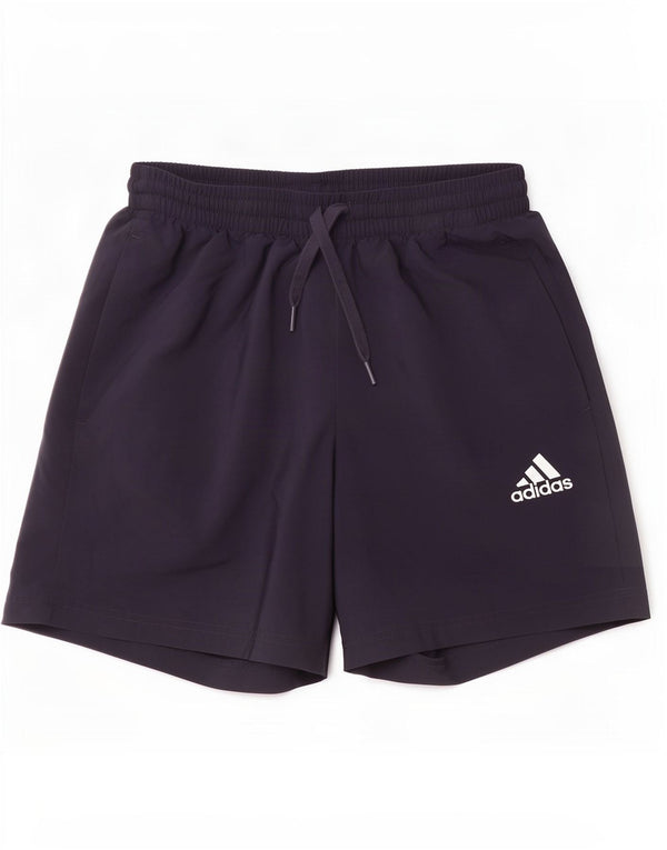 Pantaloncini sportivi Adidas Primegreen da uomo medio poliestere blu navy