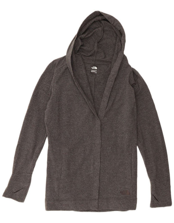 Maglione cardigan aperto con cappuccio da donna The North Face UK 16 grande cotone grigio