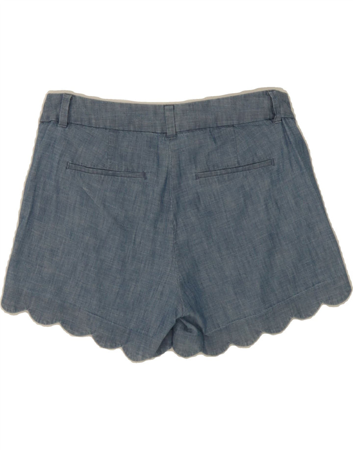 J. CREW Womens Chino Shorts US 4 Small W32 Blue Cotton Vintage J. Crew and Second-Hand J. Crew from Messina Hembry 