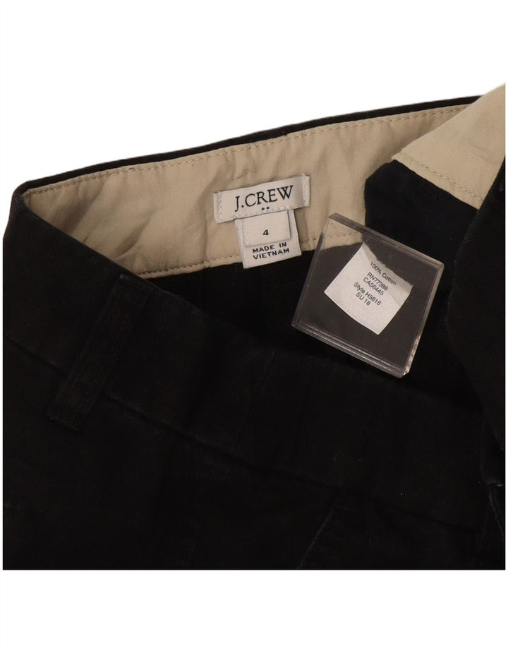 Pantaloncini chino da donna J. Crew US 4 Small W27 cotone nero