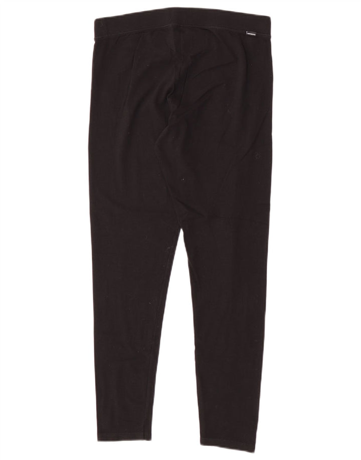 Leggings grafici da donna Converse in cotone nero medio