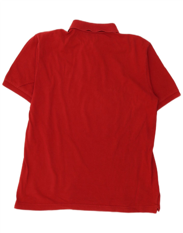 Polo Kappa Uomo Large Rossa In Cotone