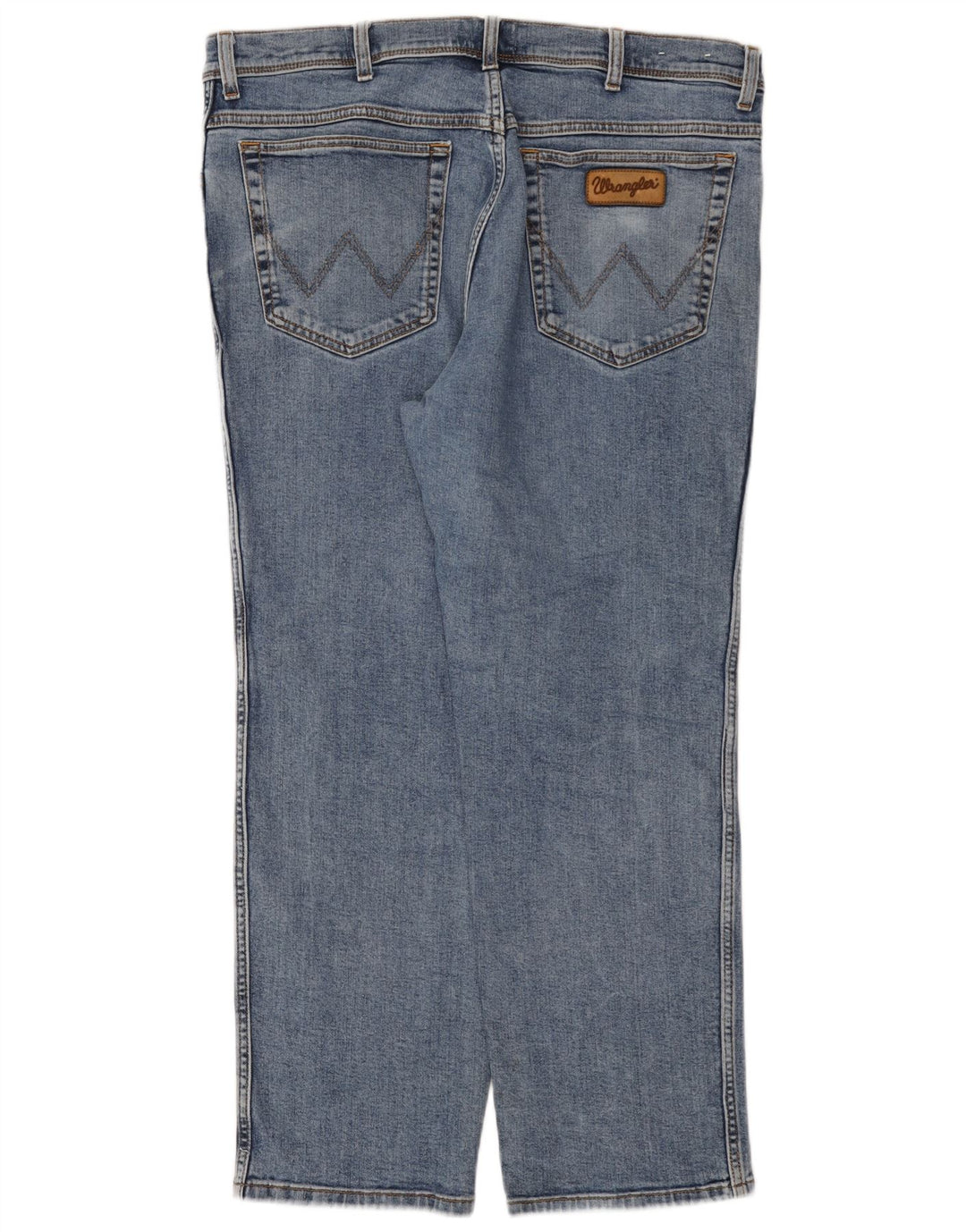 Jeans dritti da uomo Wrangler Texas W40 L30 in cotone blu