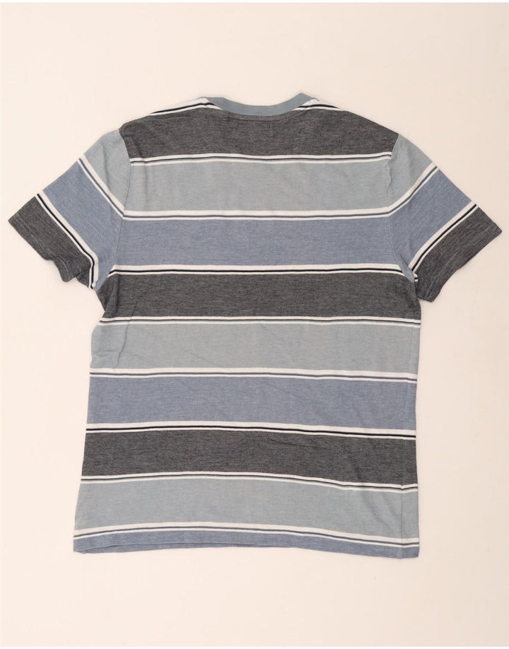 PINGUIN T-shirt da uomo Top grande in cotone a righe blu