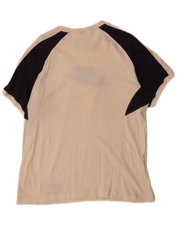 T-shirt grafica da uomo Nike Top UK 42/44 Large White Colourblock Cotton