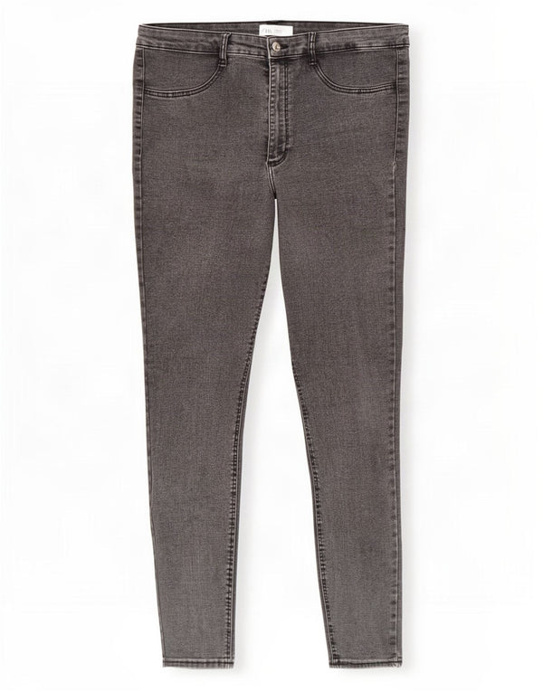 Jeans skinny da donna Zara EU 44 XL W34 L27 Grigio