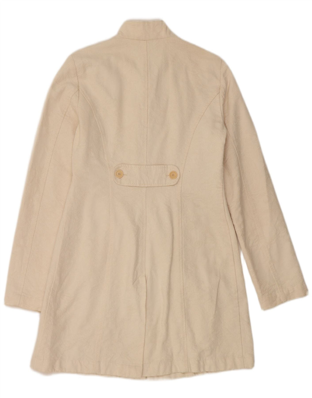 Soprabito da donna SISLEY IT 42 cotone bianco sporco medio