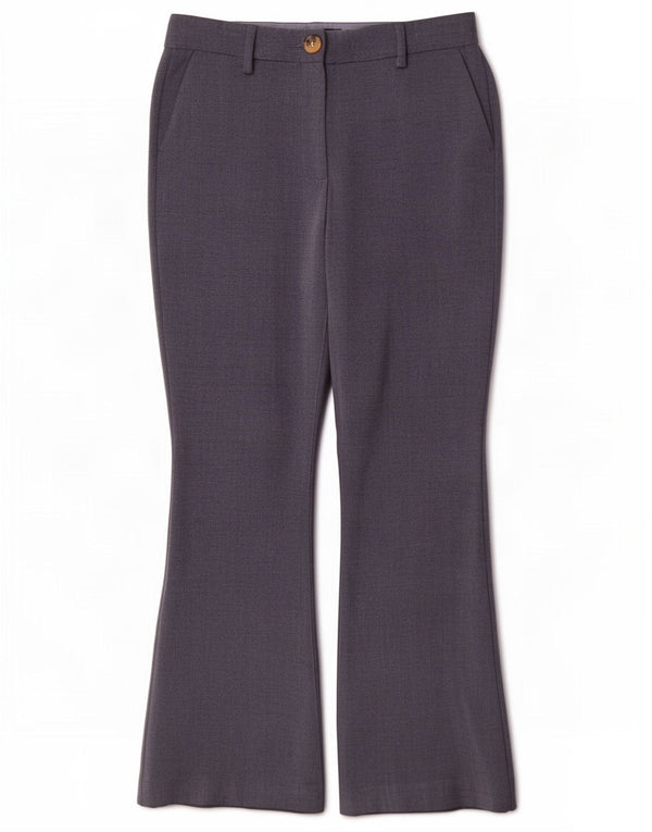 Marks & Spencer Womens Bootcut Chino Trousers UK 12 Medium W30 L29 Blue