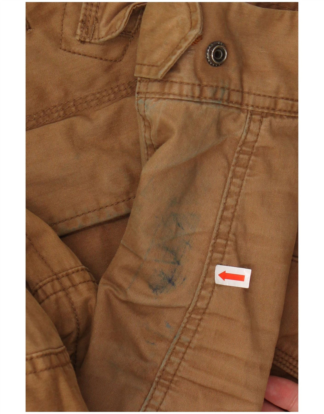 Giacca parka Sherpa da uomo con cappuccio SUPERDRY UK 38 Cotone beige medio