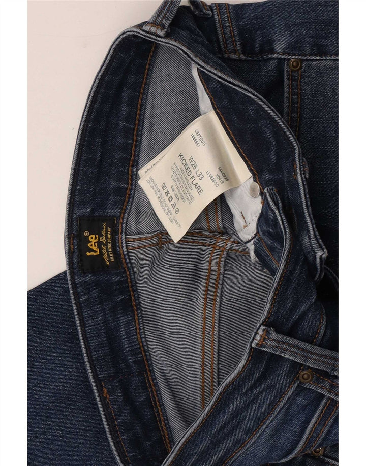Jeans svasati Lee Kicked Flare da donna W26 L26 cotone blu