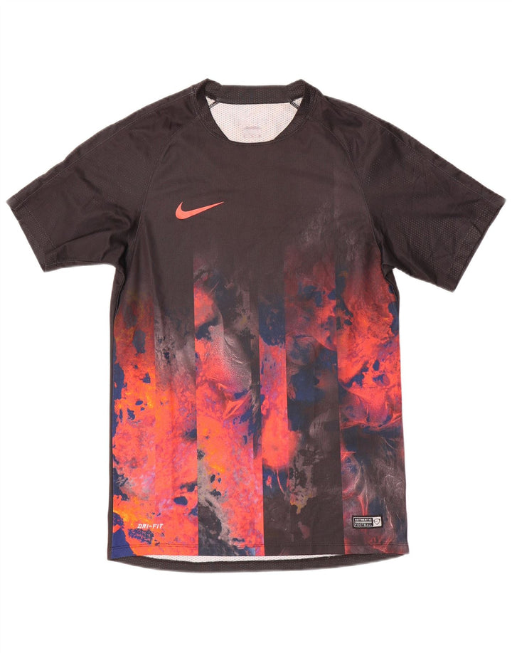 T-shirt NIKE da uomo Dri Fit Top Small Black Colourblock