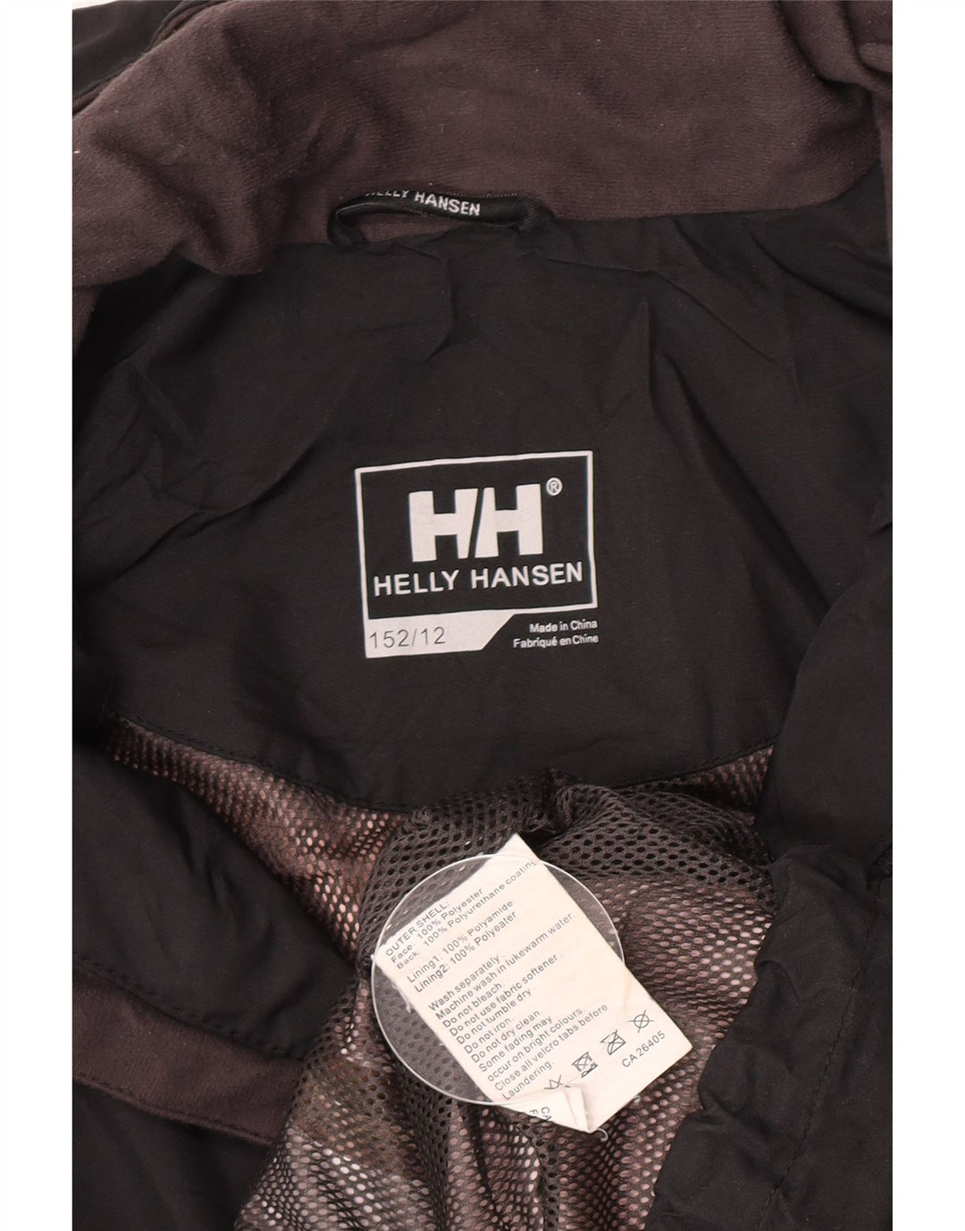 Giacca a vento da ragazzo Helly Hansen 11-12 anni in poliestere nero