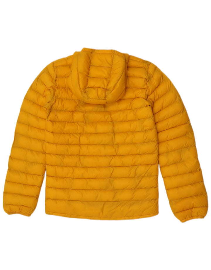 Giacca imbottita con cappuccio da bambino Mountain Warehouse 12-13 anni in nylon giallo