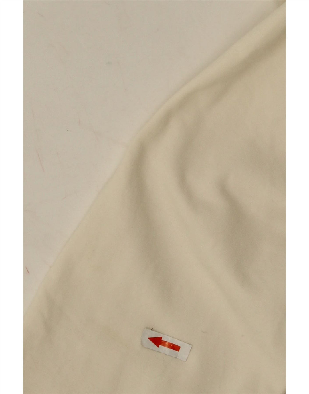 Giacca da ginnastica grafica da donna Pirelli UK 10 piccola in cotone bianco sporco