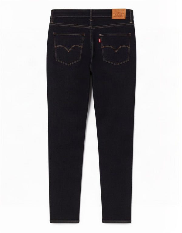 Jeans skinny a vita alta Levi's 721 da donna W30 L28 Lycra blu navy