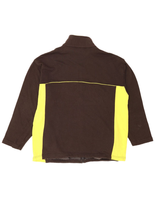 Giacca da tuta da uomo Reebok Regular Fit XL Marrone Colourblock Sports