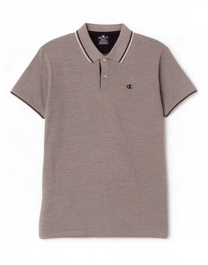Polo da uomo Champion piccola grigia