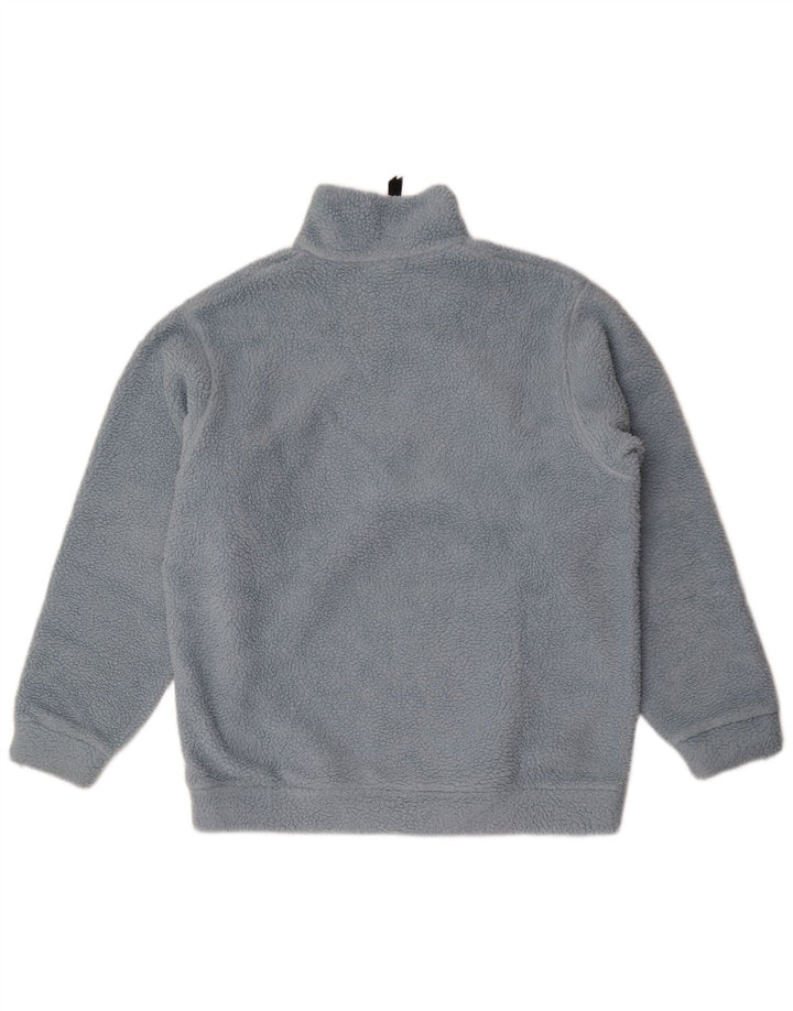 Maglione in pile da uomo North Sails con zip e collo grande in poliestere blu