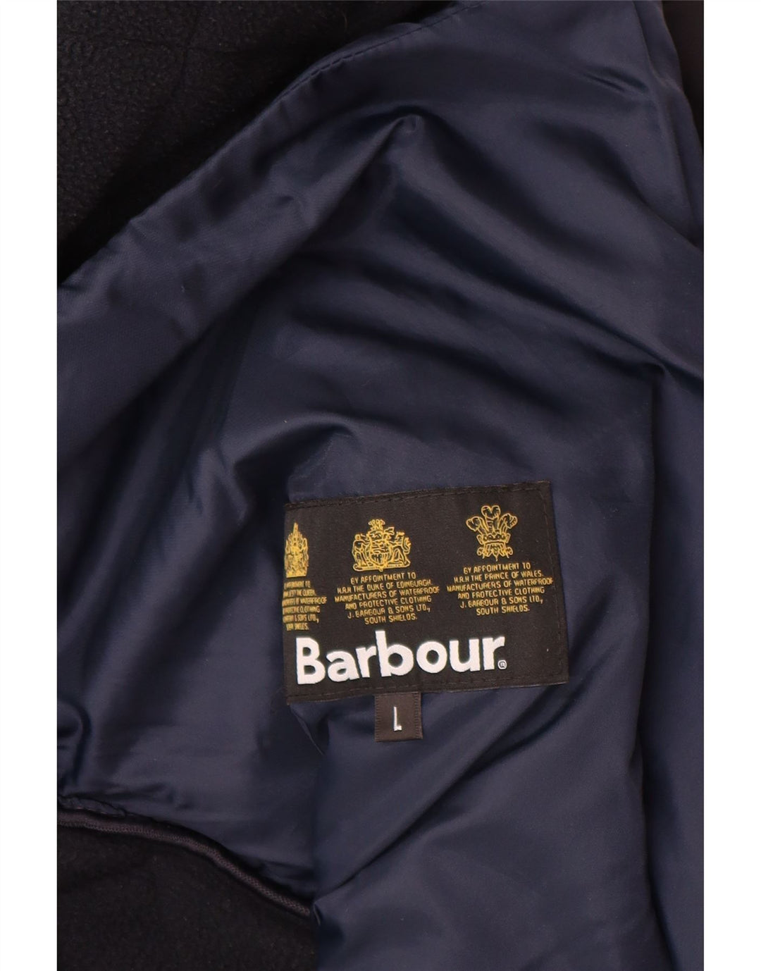 Giacca trapuntata da uomo Barbour UK 40 grande blu navy