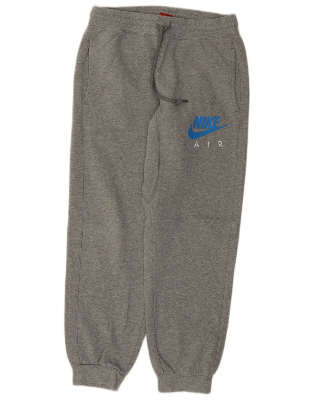 NIKE Pantaloni da tuta con grafica da donna Joggers UK 14 Cotone grigio medio