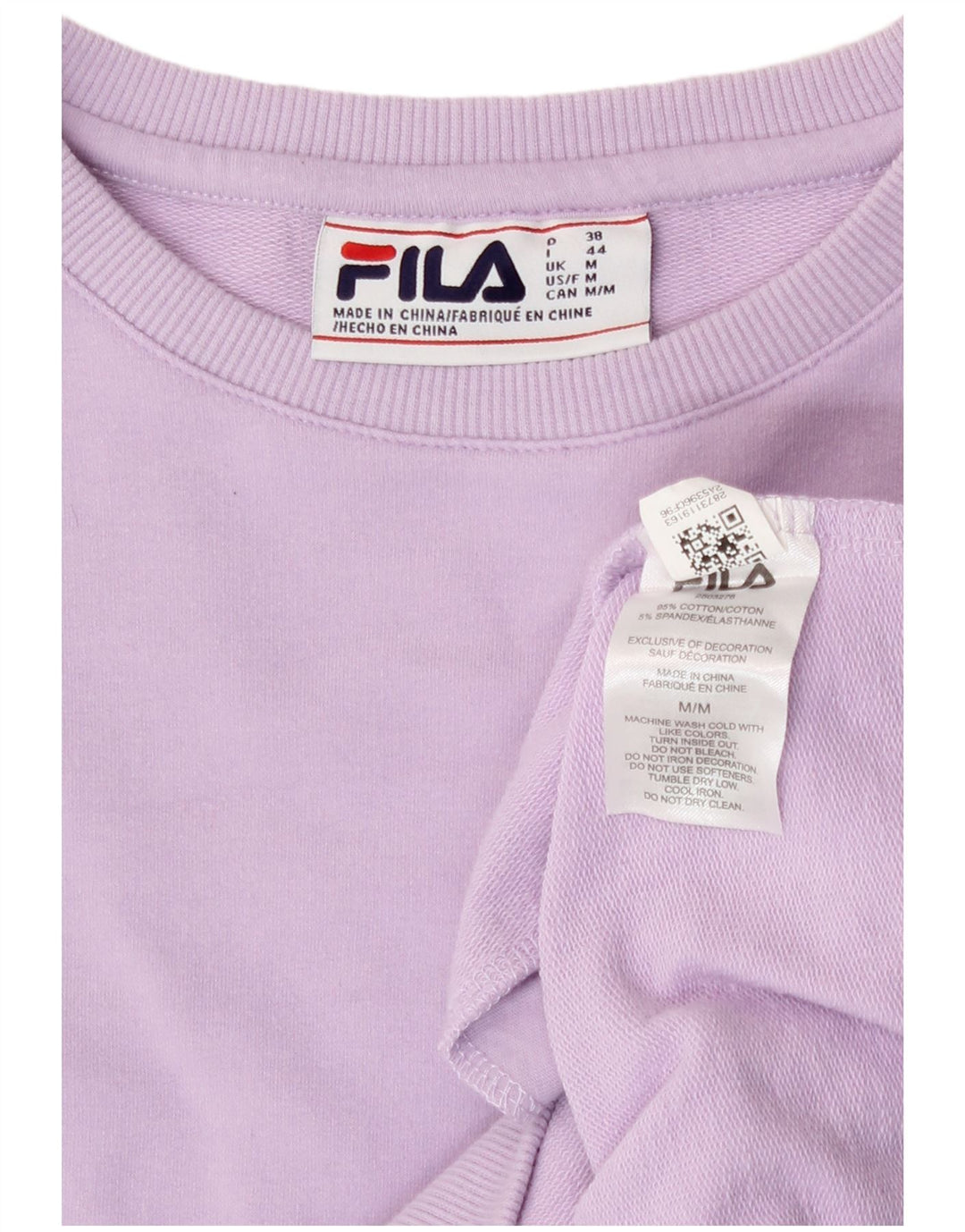 Felpa da donna Fila Jumper UK 14 cotone viola medio