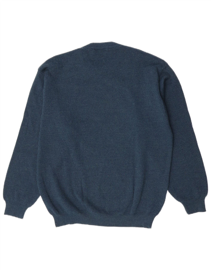 Maglione maglione girocollo da uomo Il Granchio grande blu navy