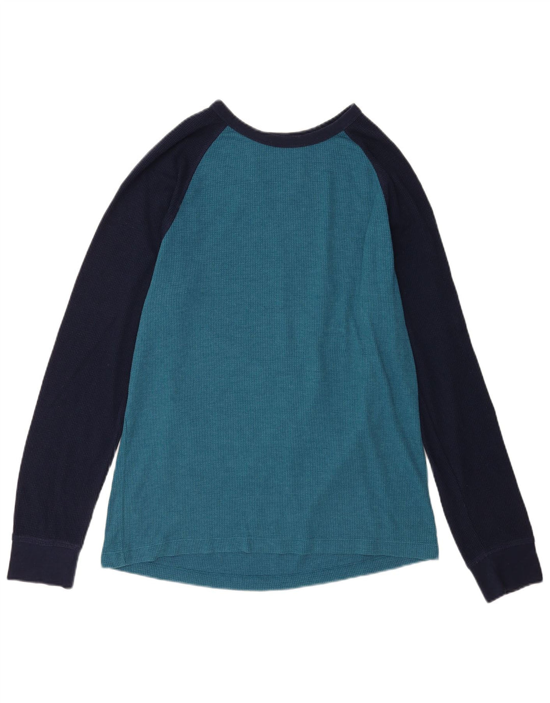 Gap Top da uomo a maniche lunghe in cotone color block blu largo
