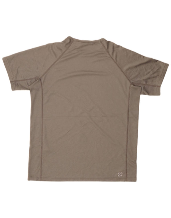 ROHAN Mens T-Shirt Top Medium Grey Polyester