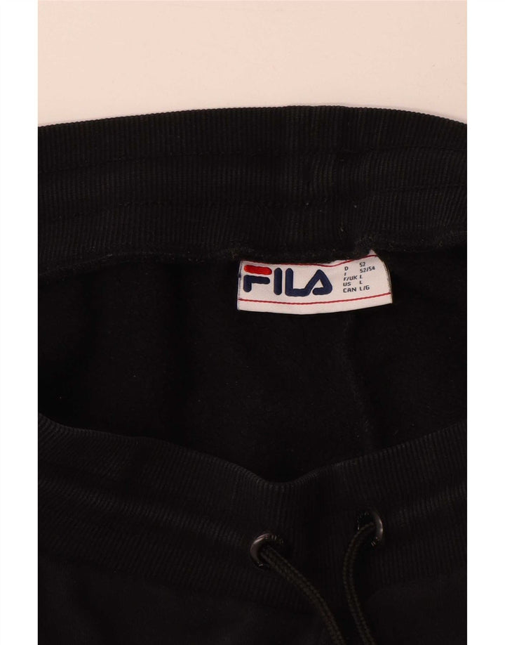 Pantaloni da tuta da uomo Fila Joggers Large Nero Colourblock