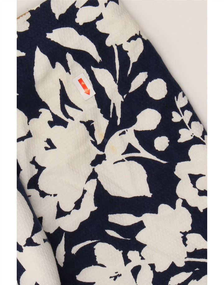 LUISA SPAGNOLI Giacca Blazer da Donna con Maniche a 3/4 IT 46 Large Blu Navy