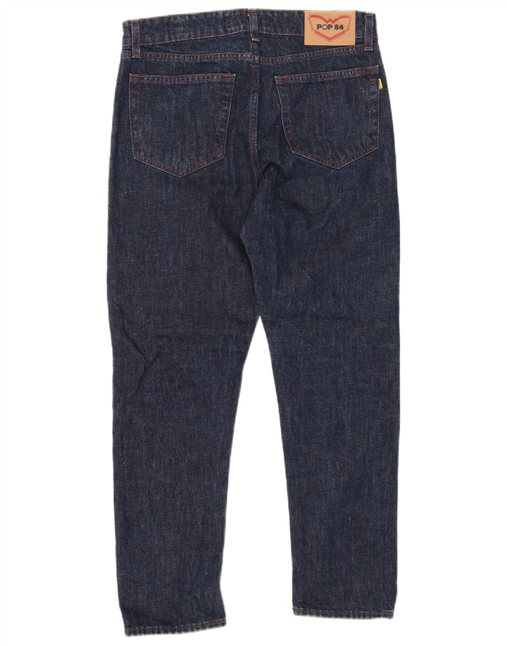 Jeans dritti da uomo POP 84 W31 L26 cotone blu navy