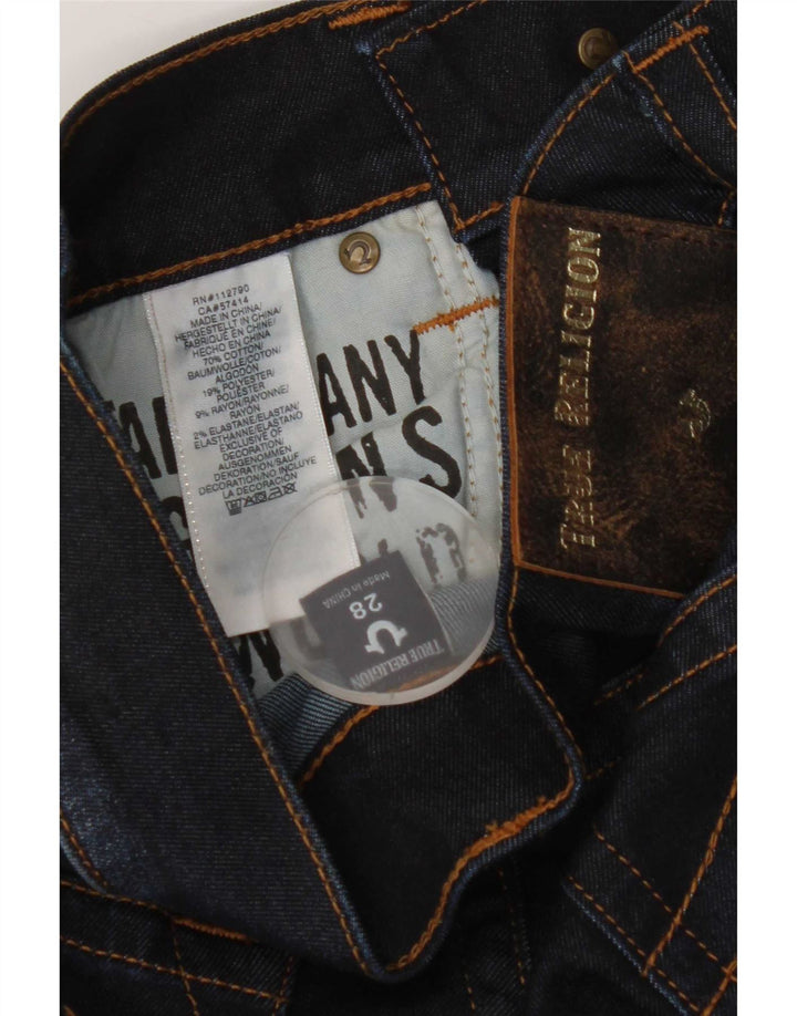 Jeans slim da donna True Religion W28 L34 cotone blu navy