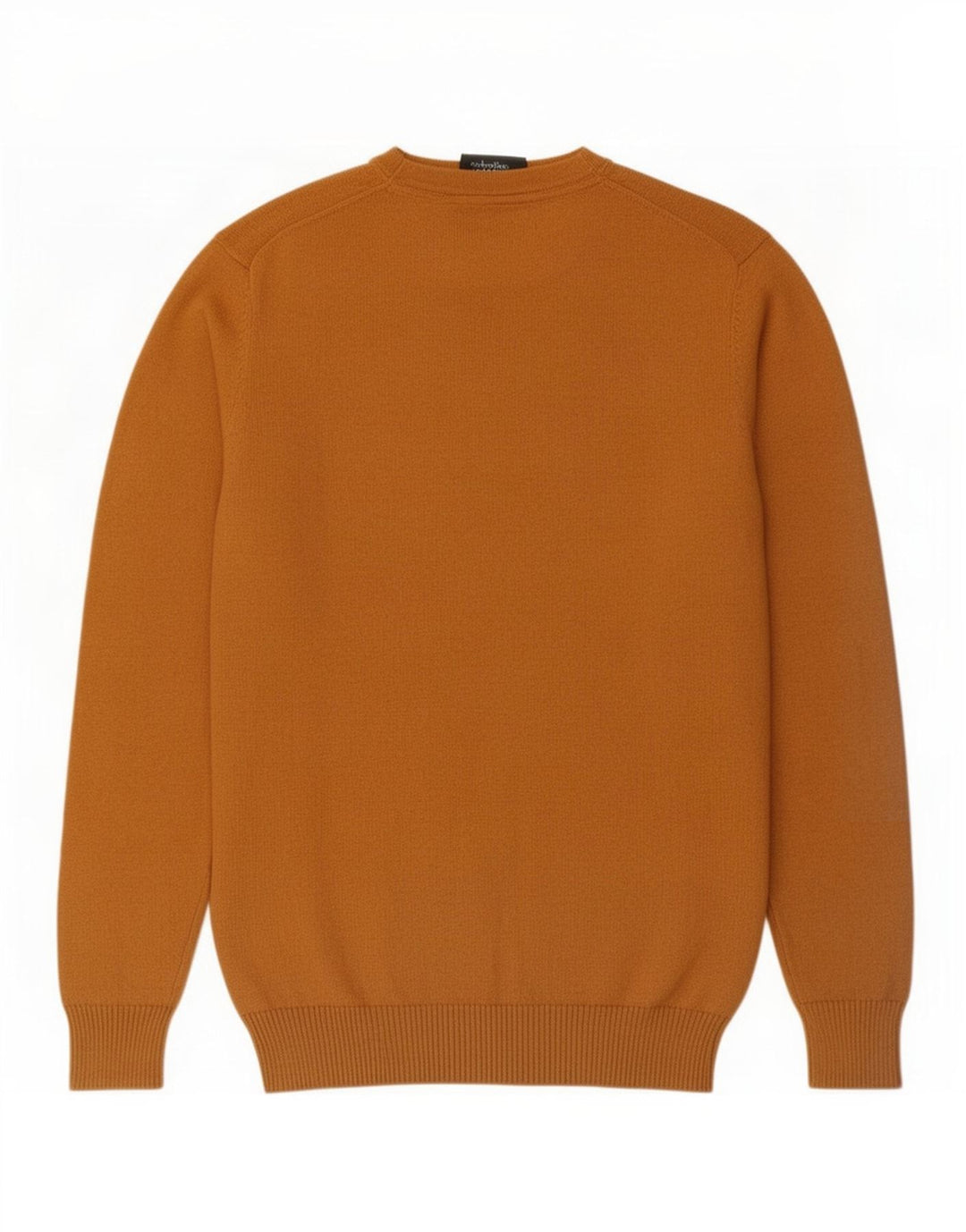 Lyle & Scott Maglione girocollo da uomo in cotone marrone piccolo