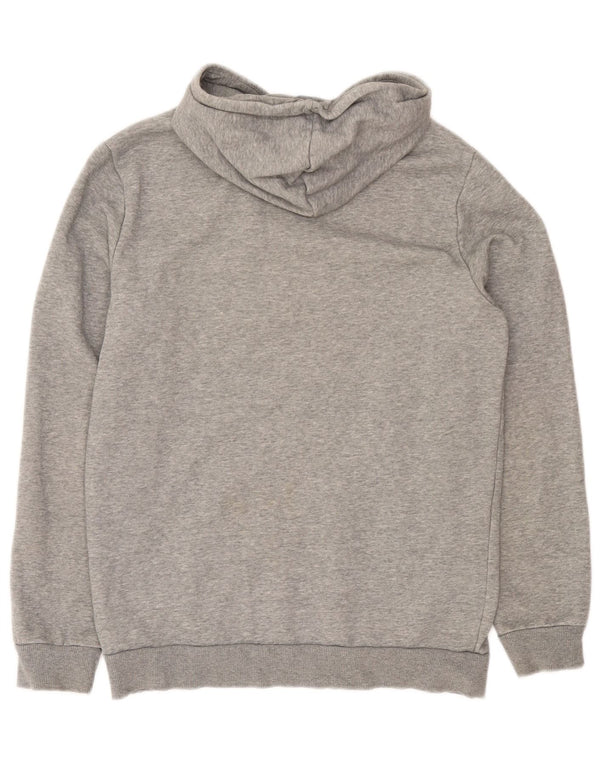 Felpa con cappuccio oversize grafica da donna Puma UK 10 Small Cotone chiazzato grigio