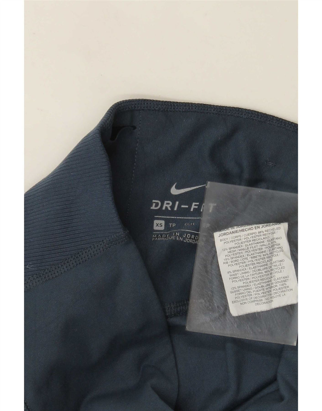Leggings Nike Dri Fit da donna UK 4 XS poliestere blu navy