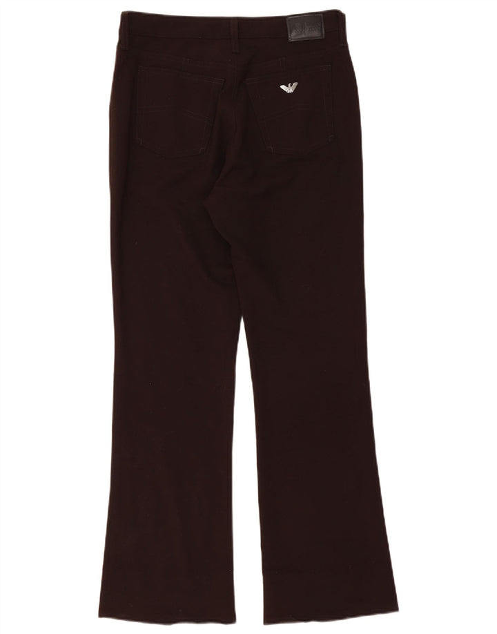 Pantaloni casual bootcut da donna ARMANI W28 L28 Marrone