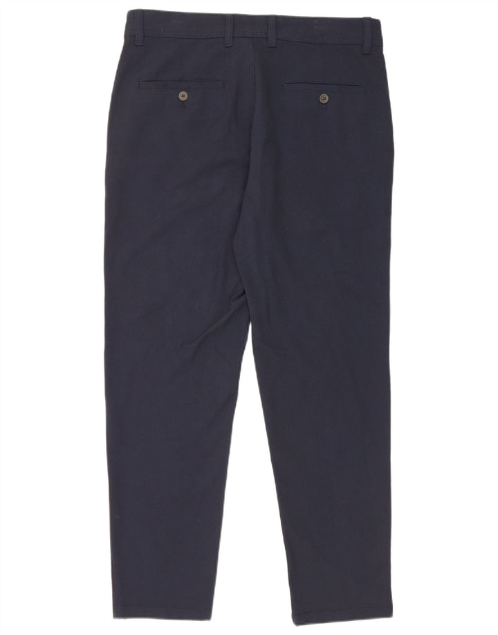 Pantaloni chino slim da uomo Zara EU 40 medio W31 L27 blu navy