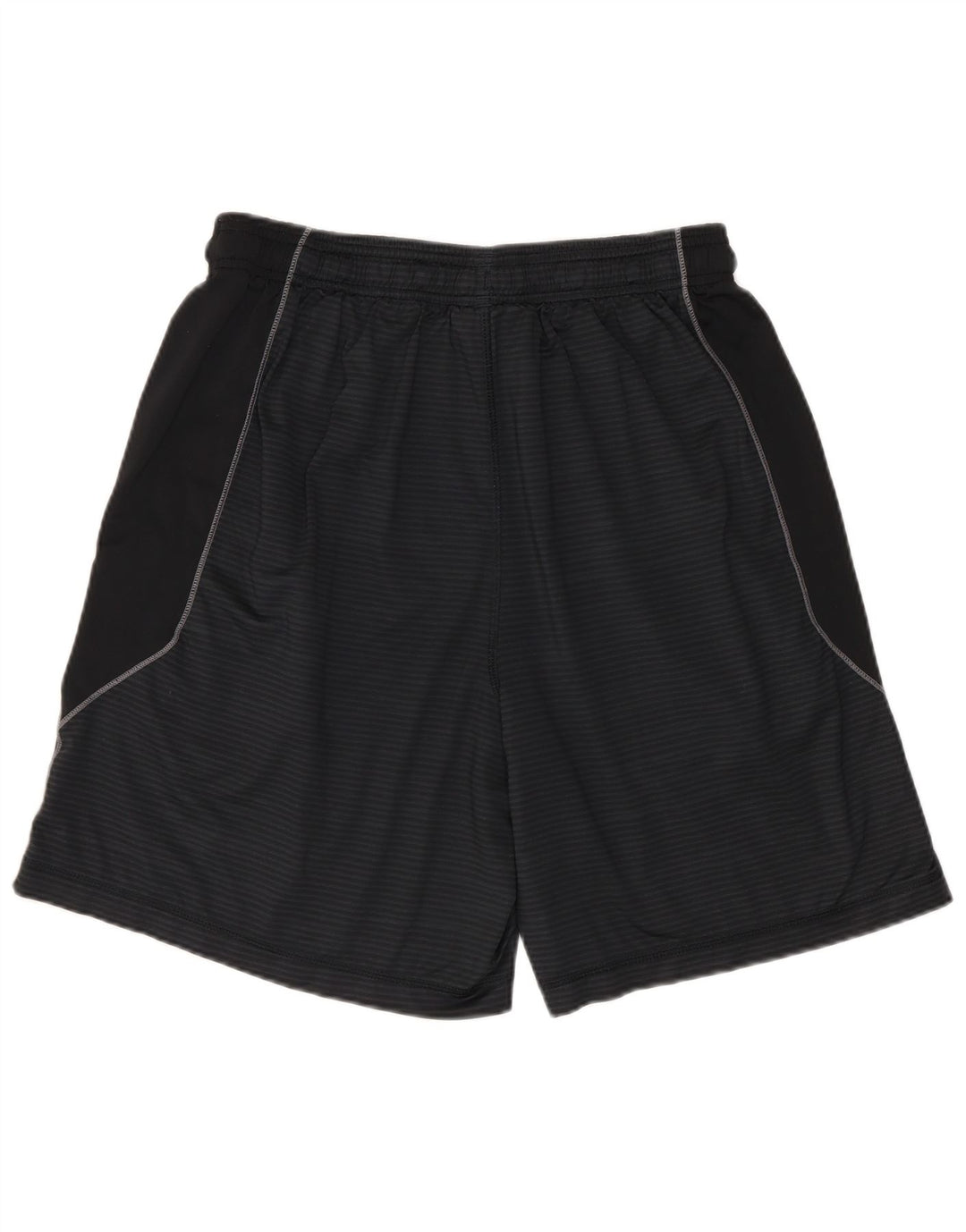 Pantaloncini sportivi grafici da uomo Under Armour medio gessato nero