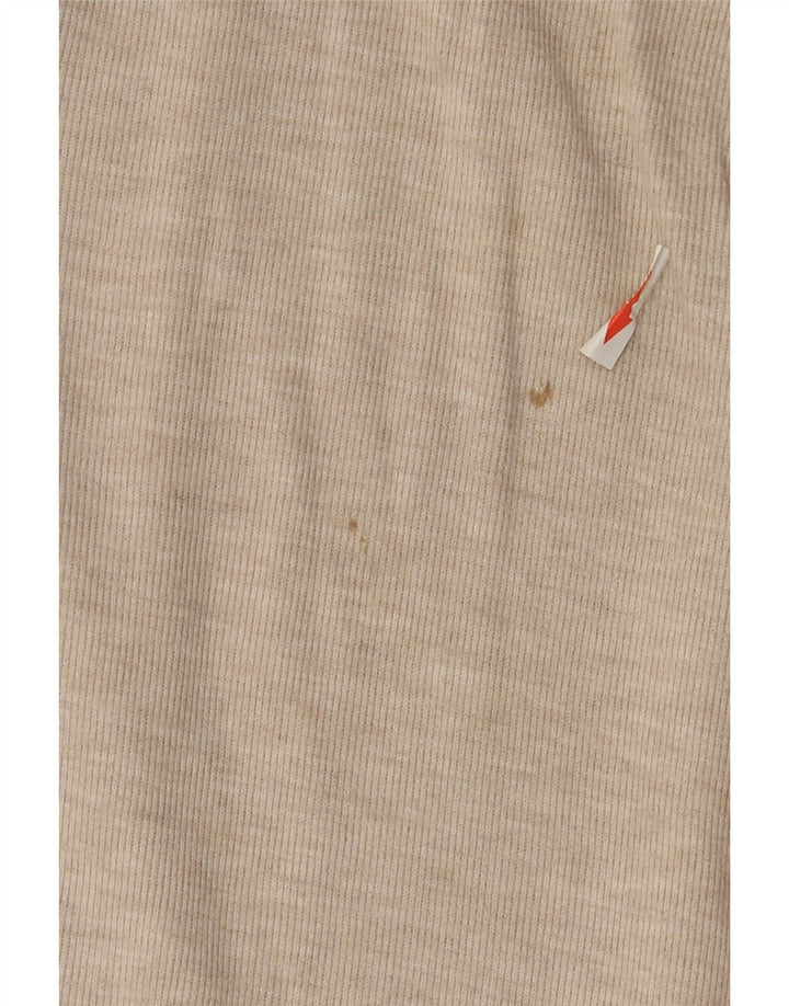 Pantaloni da tuta da donna Zara a gamba larga UK 12 Poliestere beige medio