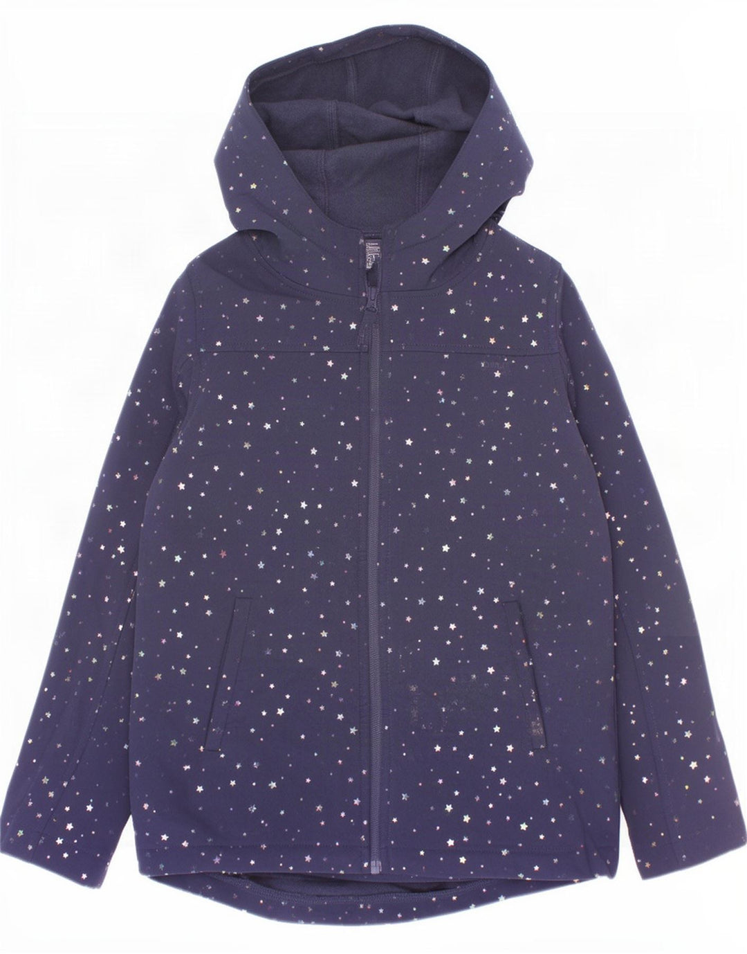 Giacca a vento per ragazze Mountain Warehouse 9-10 anni Blu navy maculato