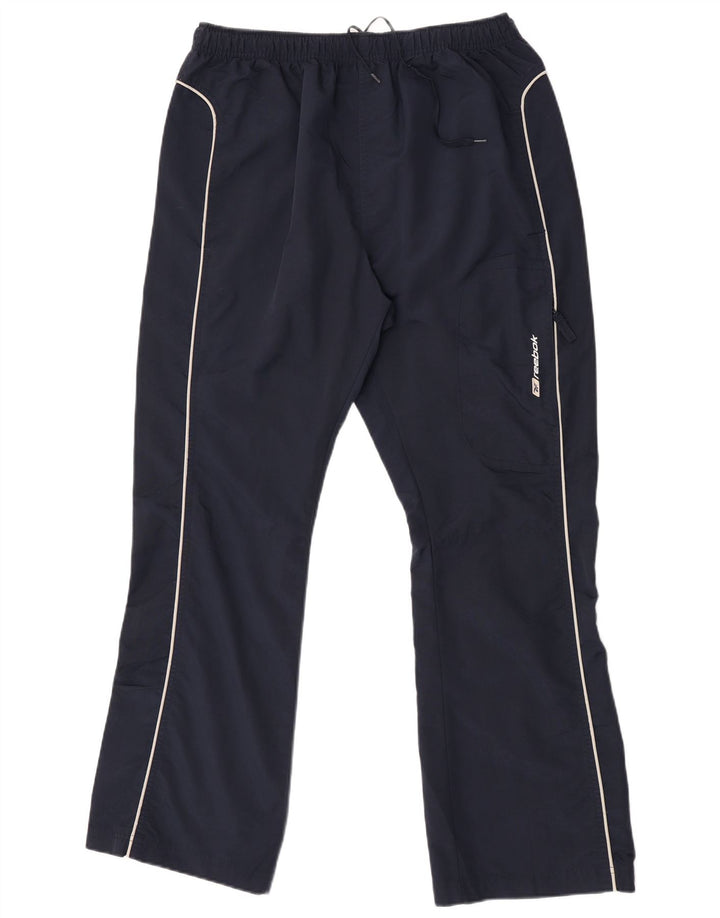Pantaloni da tuta cargo Reebok da uomo di grandi dimensioni blu navy