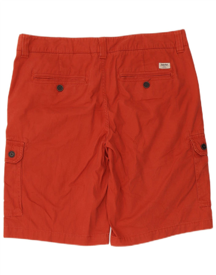 Pantaloncini cargo da uomo Timberland W36 grandi in cotone rosso