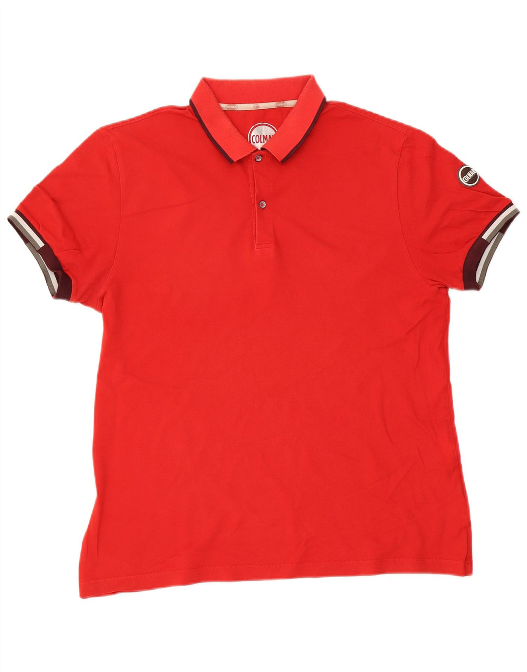 Polo da uomo Colmar 2XL in cotone rosso
