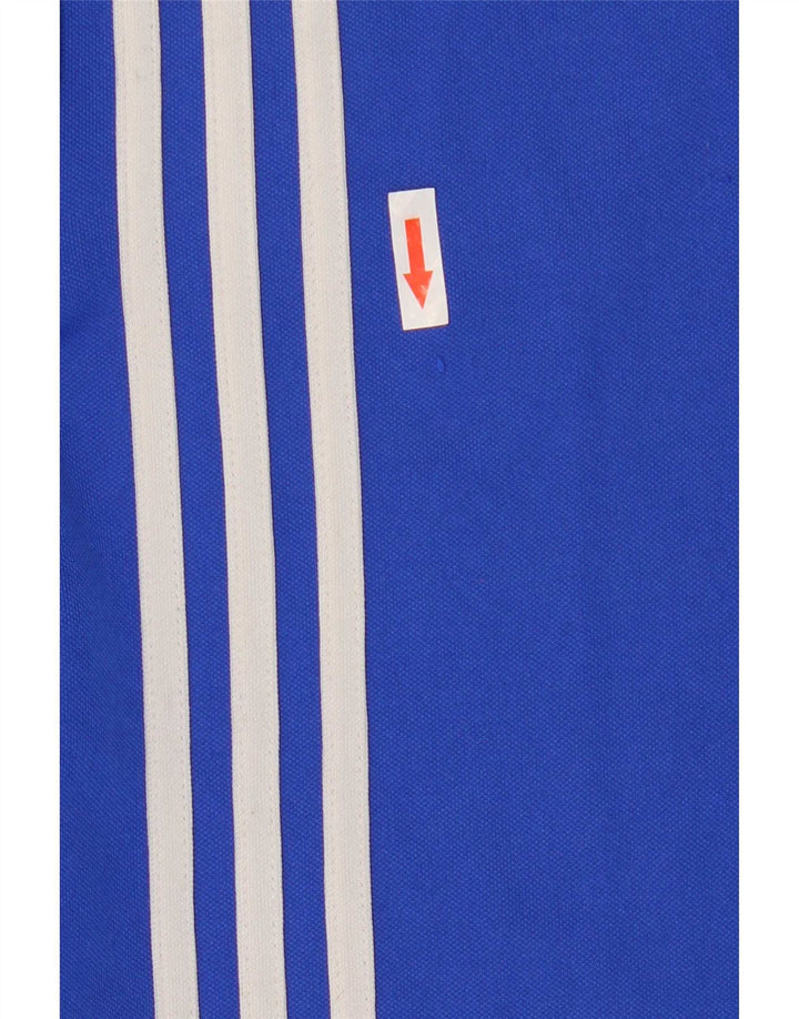 Top della tuta pullover Adidas Climalite da uomo UK 38/40 Blu medio