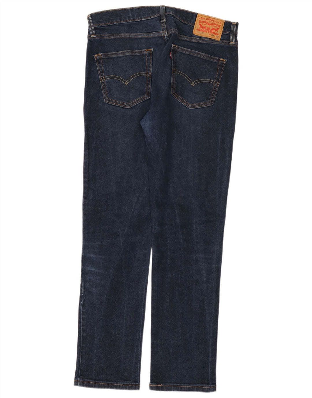 LEVI'S Jeans da uomo 511 slim W34 L32 cotone blu navy