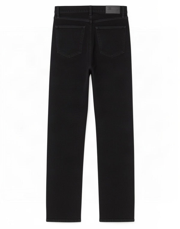 Pantaloni dritti in velluto a coste da uomo Marks & Spencer W30 L33 cotone blu navy