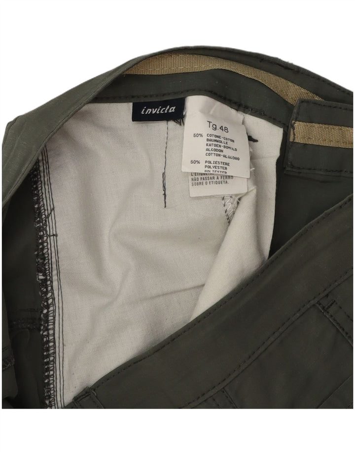 Pantaloncini cargo da uomo Invicta IT 48 Medium W30 Cotone grigio